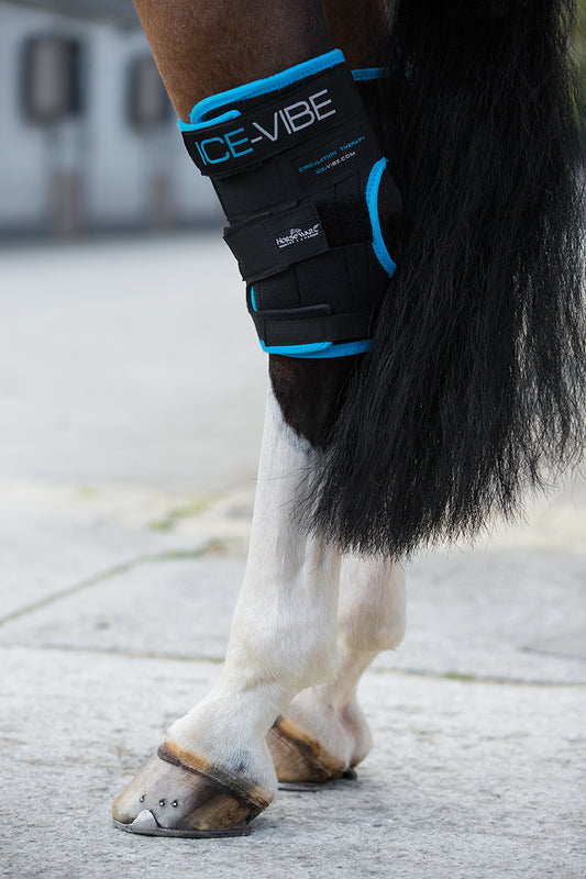 Horseware Ice-Vibe Cool Therapy Massage Hock & Knee Wraps